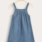 Denim sarafan - blue