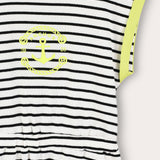 Striped Rivet Sarong - Black 
