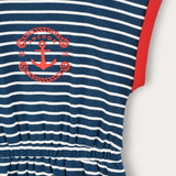 Striped Rivet Sarong - Blue 