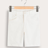 Pocket button pants - beige