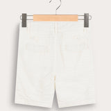 Seersucker Shorts - White