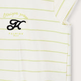 Striped Baby Shirt - Lime