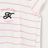 Striped Baby Shirt - Pink
