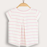 Striped Baby Shirt - Pink