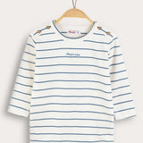 Striped Rivet Shirt - Blue