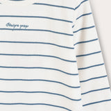 Striped Rivet Shirt - Blue