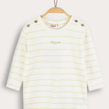 Striped Rivet Shirt - Lime