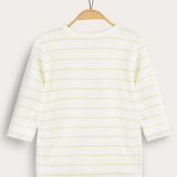 Striped Rivet Shirt - Lime