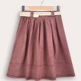 Denim skirt - purple