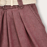 Denim skirt - purple