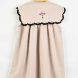 Sailor Collar Pinafore - Beige