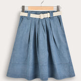 Denim skirt - blue