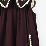 Sailor Collar Dress - Purple
