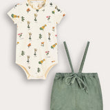 Set: Printed shirt + jeans - no color