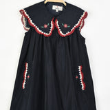 Sailor collar pinafore - navy