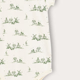 Set: Printed shirt + jeans - green
