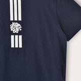Embroidered T-shirt - Navy