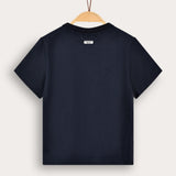 Embroidered T-shirt - Navy