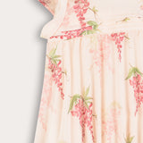 Floral Fleece Dress - Pink