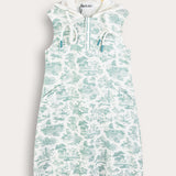 Provence Print Hooded Sundress - Mint