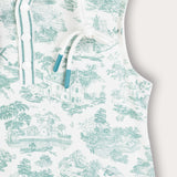 Provence Print Hooded Sundress - Mint