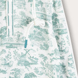 Provence Print Hoodie - Mint