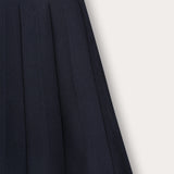 Pleated knit skirt - Navy