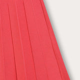 Pleated knit skirt - pink