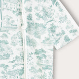 Provence Print Hoodie - Mint