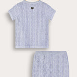 Baby Knit Set - Light Blue