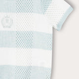 Checkered knit set - mint