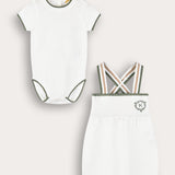Bodysuit and jumpsuit set - olive