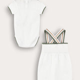 Bodysuit and jumpsuit set - olive