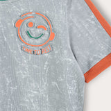 Short Sleeve Pajama Set - Gray