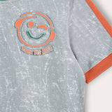 Short Sleeve Pajama Set - Gray