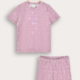 Striped Pajama Set - Pink
