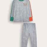 Long Sleeve Pajama Set - Gray