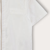 Button-down shirt with Chinese collar - beige