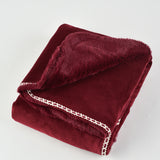Fur blanket - beige