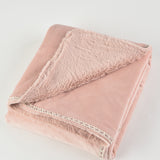 Furry blanket - pink