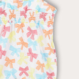 Printed overalls + shirt - white &amp; colorful