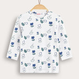 Floral Rivet Shirt - Blue 