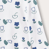 Floral Rivet Shirt - Blue 