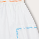 Pencil skirt - white &amp; colorful