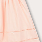 Skirt with crochet ribbons - pink