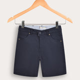 Short fabric pants - Navy