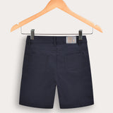 Short fabric pants - Navy