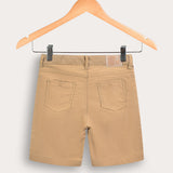 Short fabric pants - beige