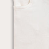 Long fabric pants - cream