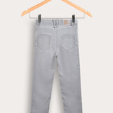 Long fabric pants - light blue